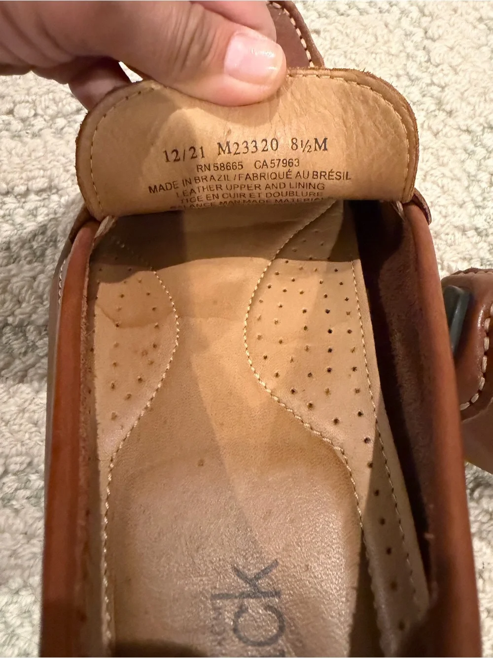 Nordstrom Camden Bit Driving Loafers Brown Leather Quiet Luxury 8.5M